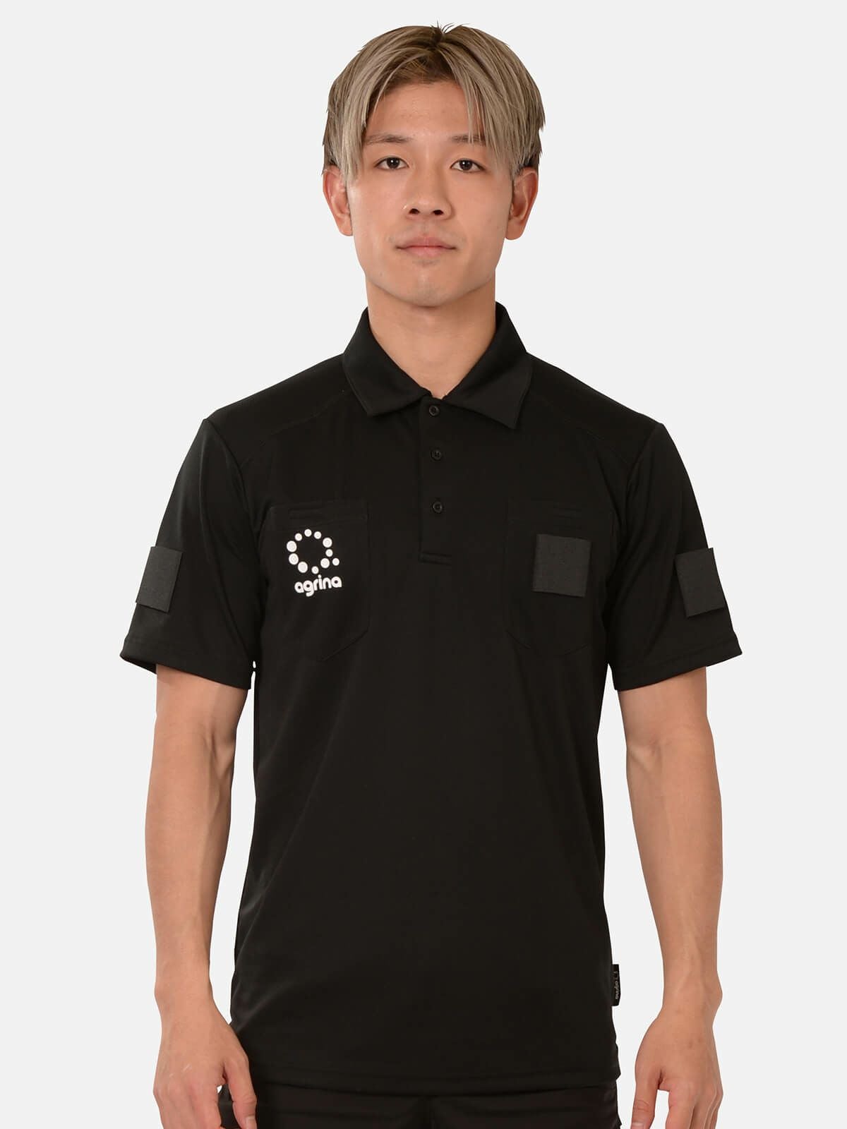 アルビレフリードライポロシャツ上下セット ag-0546--0860 Black