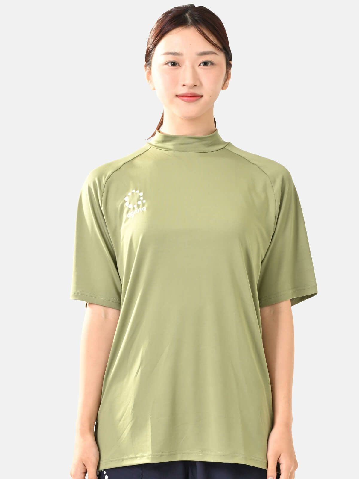 モックネックディベルソプラシャツ ag-0759 Khaki